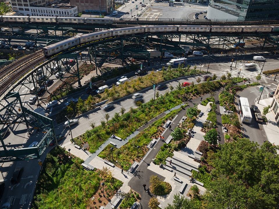 Queens Plaza A New Core For Long, Landscape Design Long Island New York